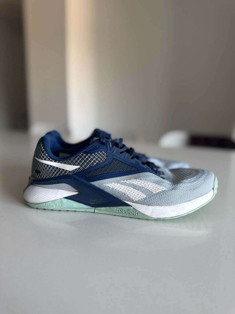Reebok Nano X2 Women's Training Shoes Size 8.5 Blue/Grey